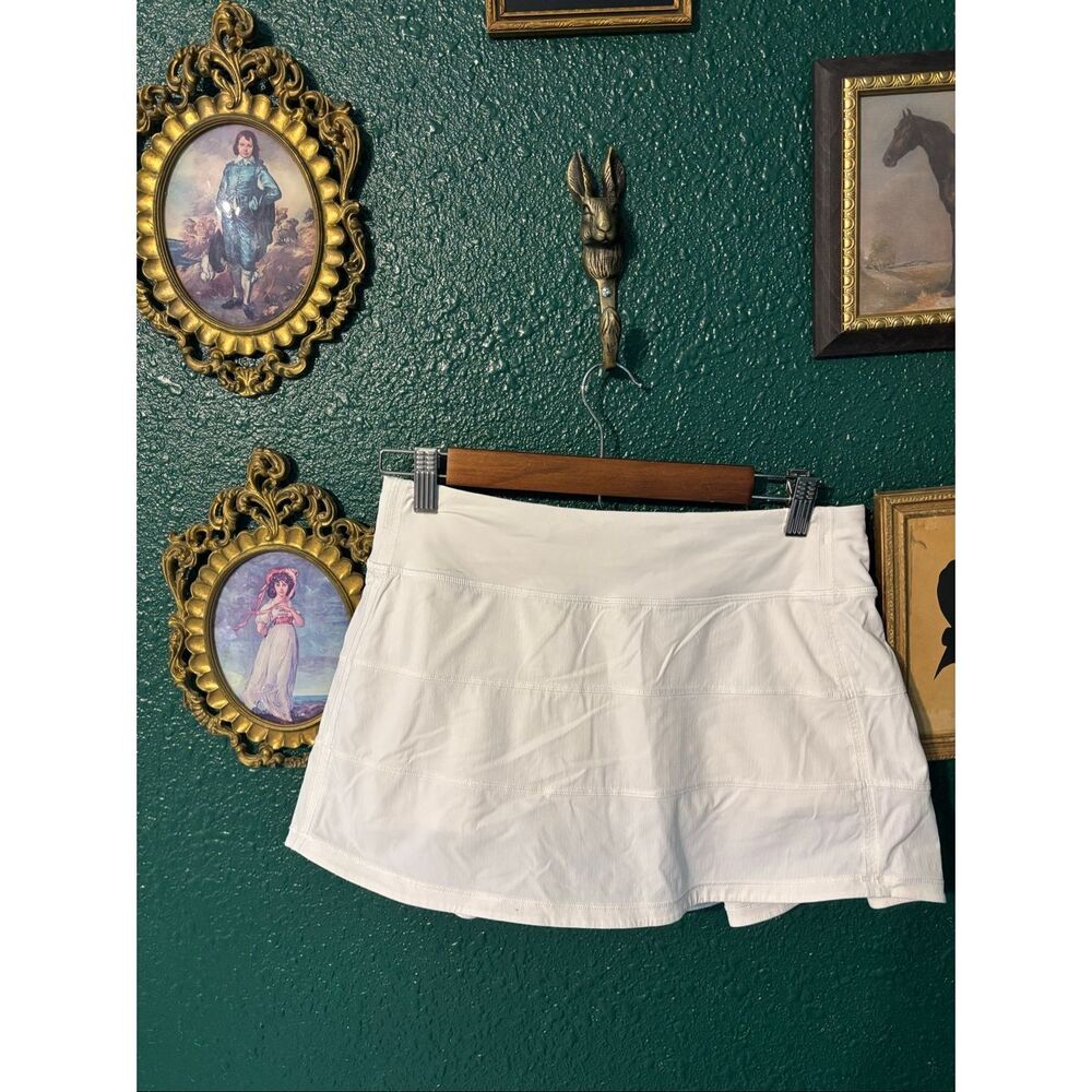 lululemon athletica White Women's Athletic Skort with Built-in Shorts